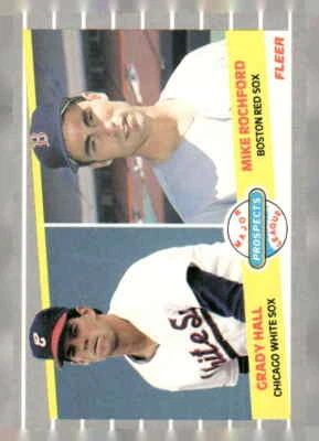 1989 Fleer #650 Grady Hall / Mike Rochford - Image 1 of 2