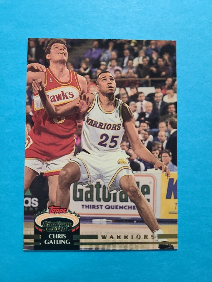 CHRIS GATLING 1992-93 TOPPS STADIUM CLUB BASKETBALL CARD # 74 E9301 - Image 1 of 1