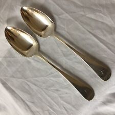 1808 Solid Silver Georgian Two Serving Spoons by Peter & William Bateman 144.04g