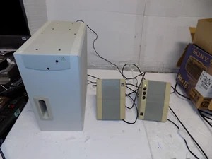 Sistema de altavoces estéreo multimedia vintage Advent AV370 PC con subwoofer - Imagen 1 de 2