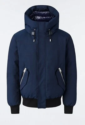 $1150 MACKAGE DIXON-LB 2-in-1 mens down bomber jacket NAVY Blue 44 XXL 2XL NWT - Image 1 of 4