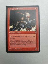 Keeper of Kookus, MTG Visions (1997), Common Red Creature NM