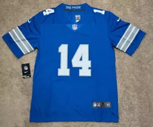 Detroit Lions Amon-Ra St. Brown Blue Jersey All Stitched Adult Size M - Picture 1 of 4
