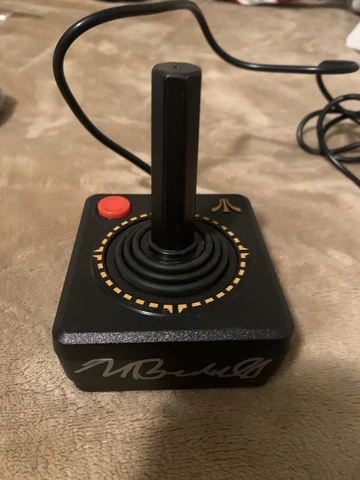 nolan bushnell signed joystick atari 2600 PSA/DNA COA Joy Stick Cover
