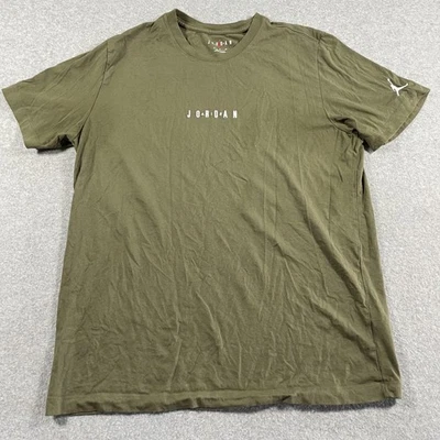 Jordan Shirt Mens XL Green Jumpman EMB Air Lifestyle Outdoors Basketball - Image 1 of 4