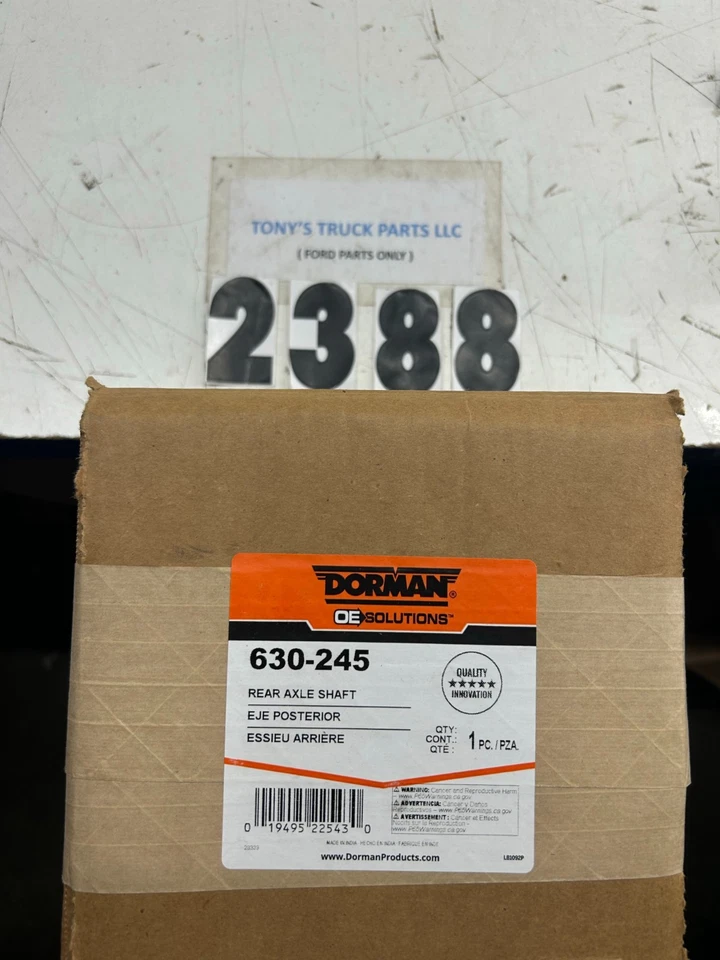 Eje de transmisión Dorman 630-245 para Ford Ranger 98-09 Foto 1 de 3