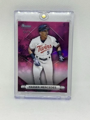 Yasser Mercedes  🔥TOP PROSPECT 📈SSP🔥INVESTMENT 📈📈📈📈Minnesota Twins - Image 1 of 2