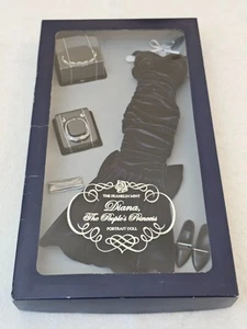 Franklin Mint Princess Diana Doll Dress Midnight Blue Velvet Ball Gown Set - NIB - Picture 1 of 8