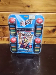 Buzz The Mega Quiz Bundle (Sony PlayStation 2, 2007) Sealed In Box - Picture 1 of 9