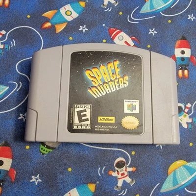 Nintendo N64 Space Invaders 64 Video Game Cartridge | Tested & Working - Image 1 of 2