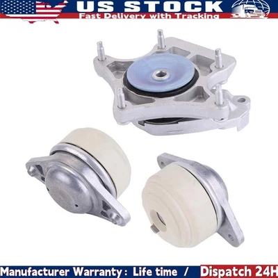 3x Motor Transmission Mount For 2008 2009 2010-2012 Mercedes-Benz C300 3.0L AWD - Image 1 of 4