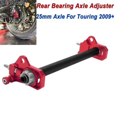 Kit de ajuste de eje de cojinete trasero Billet rojo para Harley Touring Road Street Glide Foto 1 de 4