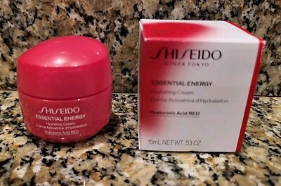 Shiseido Essential Energy Hydrating Day Cream 15 ml/.53 oz. NEW Free Shipping  - Image 1 of 4