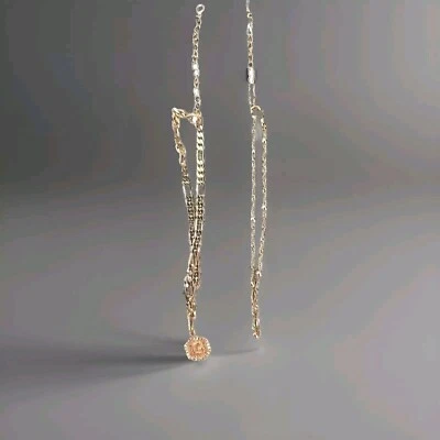 Brazalete/cadena tobillera chapado en oro para mujer con inicial G Foto 1 de 3