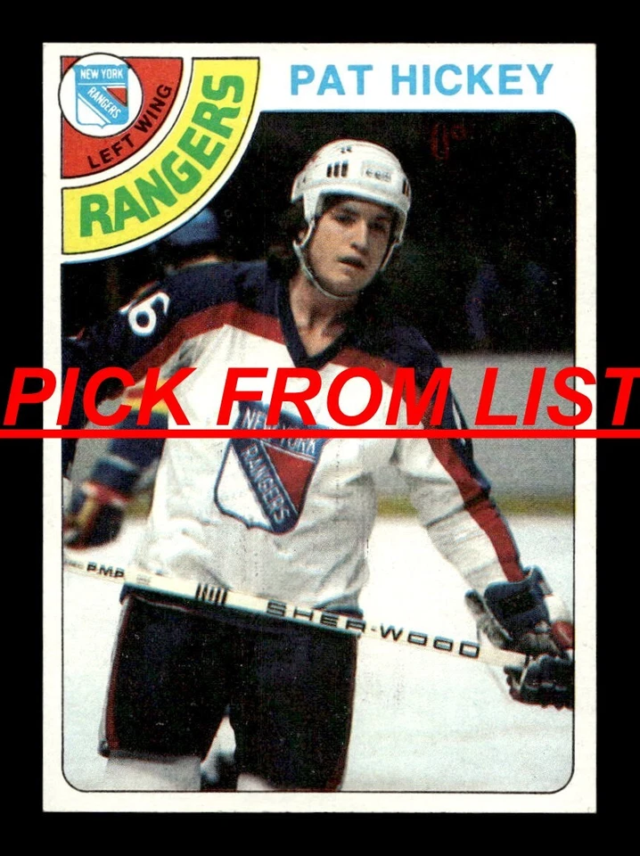 1978-79 Topps Hockey 16-258 EX/EX-MT Pick From List All PICTURED - Image 1 of 1