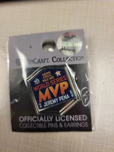 Houston Astros 2022 World Series Champions MVP Jeremy Pena Lapel Pin - Picture 1 of 1