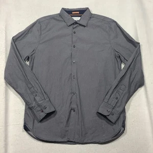 Denim & Flower Long Sleeve Button Up Shirt Men's XL Blue - Picture 1 of 10