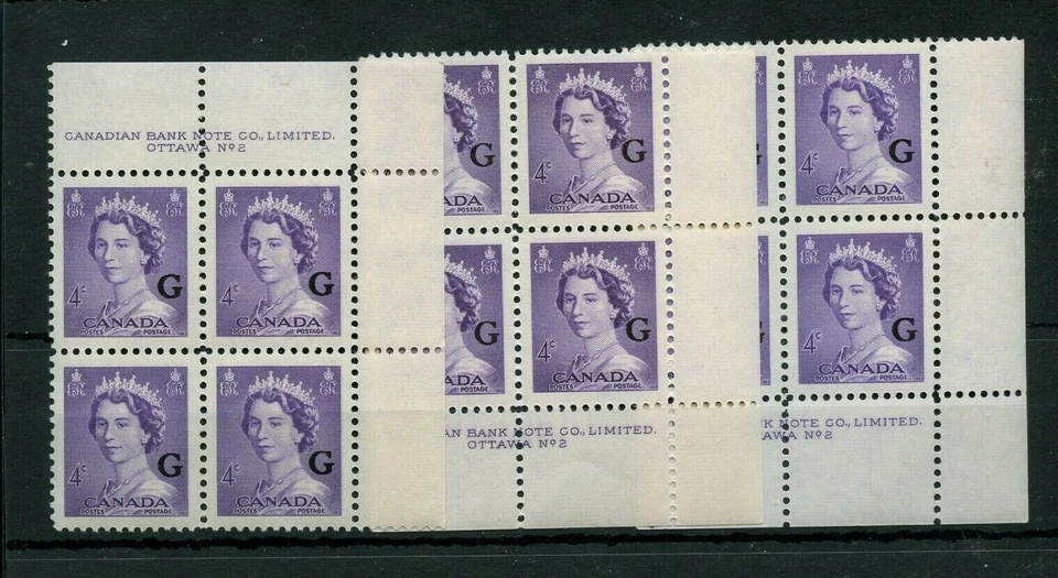 Placa KARSH O36 G sobreimpresión negra #2 en estado bastante bueno MNH Cat $5,50 RAMDOM PICK 1 sellos Canadá Foto 1 de 1