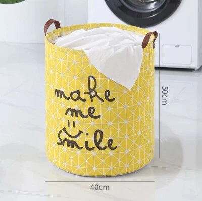 Cesta de lavandería grande cesta de lavandería impermeable plegable contenedores de almacenamiento Foto 1 de 2