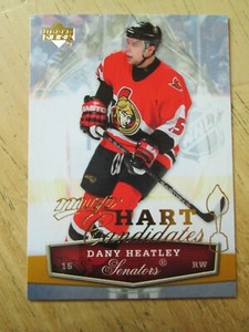 2007-08 UPPER DECK MVP HOCKEY, HART CANDIDATES, DANY HEATLEY, C# HC7