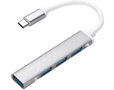 Hub USB 4 In 1  USB Type-C a 4 porte USB 2.0 3.0 Thunderbolt PC MAC - Immagine 1 di 4