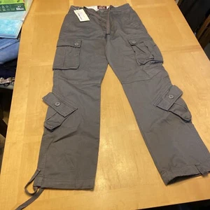 Matchstick Cargo Pants 27x29 Grey Mens - Picture 1 of 4