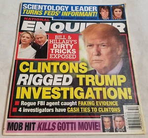 National Enquirer Dec. 25, 2017 / Clintons Rigged Trump Investigation - Picture 1 of 3