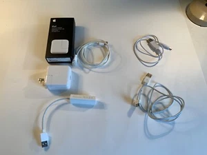 Open Box Apple iPod 1st Gen. USB Power Adapter MA592LL/A + USB Modem + 2 cables - Photo 1 sur 15