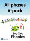 New Phonics Bug and Alphablocks All Phases 6-pack by Monica Hughes Book & Mercha