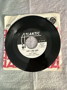 Rudy Lewis - Baby I Dig Love on Atlantic R&B 45 - Picture 1 of 3