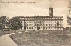 1912 Postcard ~ Engineering Hall ~ Iowa State College In Ames, Iowa ~ #-7785 - Picture 1 of 16
