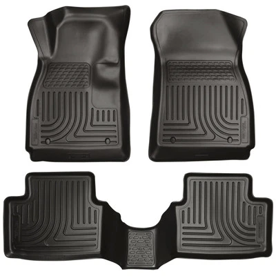 Forros de piso negros Husky Liners 99101 Weatherbeater para Chevrolet Impala 14 Foto 1 de 4