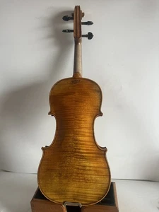 4/4 violin HOPF model solid flamed maple back spruce top hand carved K4152 - Picture 1 of 7