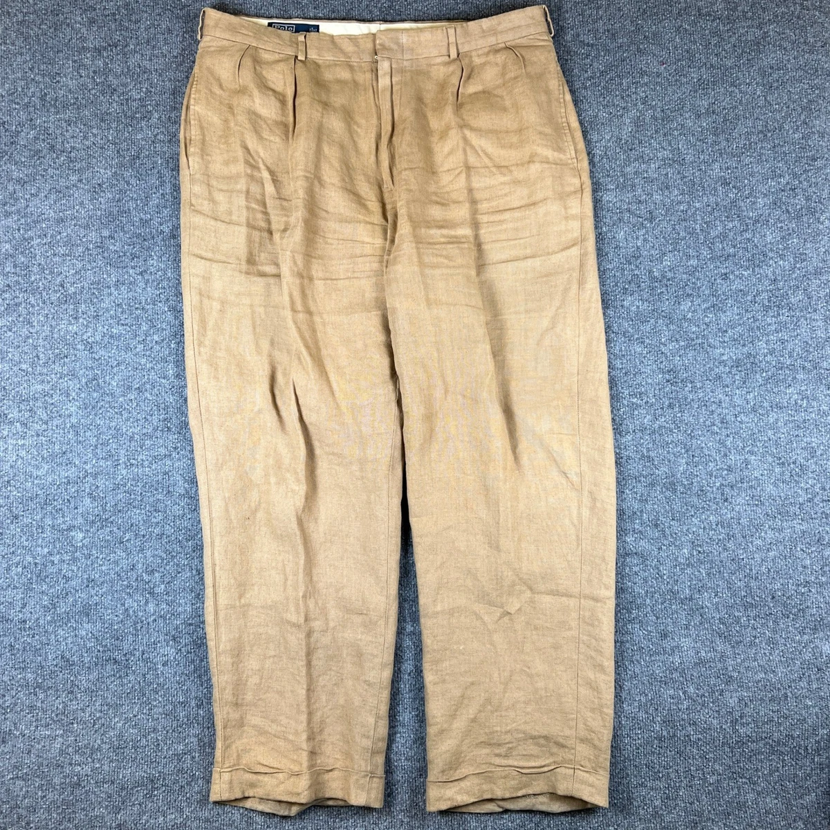 Polo Ralph Lauren Pleated Linen Pants for Men for sale | eBay