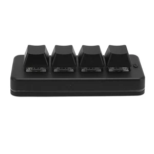 4 Key Wireless Bluetooth Macro Gaming Keyboard with RGB Backlit USB - Picture 1 of 19