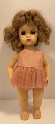 VINTAGE TINY TERRI LEE DOLL 1950’S WEARING ORIGINAL TAGGED PINK BALLERINA DRESS Foto 1 de 4