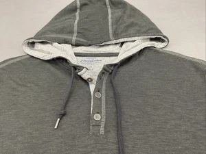 Flag & Anthem Men’s Large Tall (LT)Gray Lightweight Knit Hoodie Pullover Sweater - Picture 1 of 8