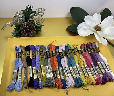 Lote/Ala Cruzada Coll. "28 ct lino 11 3/4x13"" ~ snow squall + 25 hilo dental DMC ~ NUEVO Foto 1 de 3