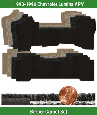 Juego de alfombrillas bereber personalizadas para Chevrolet Lumina 1990-1996 APV (2 piezas) #EEA Foto 1 de 4