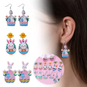 Ostern Ohrringe Cartoon süßes Ei Hase Acryl Ohrringe Mode Küken Ohrringe - Bild 1 von 25