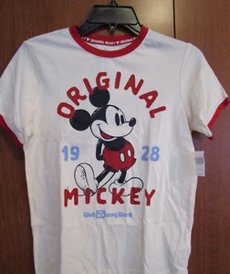 New Disney Original Mickey 1928 Tee Sz Large Youth  Cotton Bust 34 Length 22 in - Picture 1 of 4