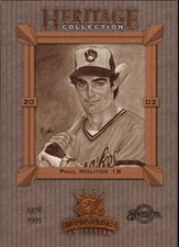 2002 (BREWERS) Diamond Kings Heritage Collection #HC19 Paul Molitor