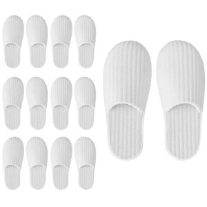 Slippers for Men, Women - Bulk Closed Toe Slides Travel Hotel Guest Home Spa Lot - Picture 1 of 6