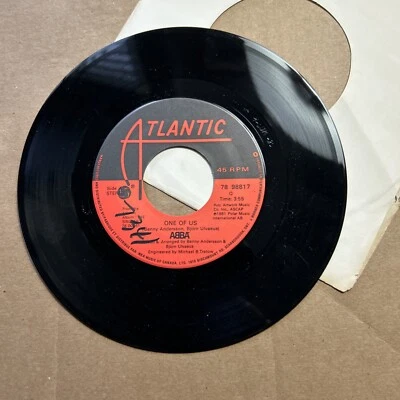 Abba One Of Us/Should I Laugh Or Cry 1981 Atlantic Records 45 - Image 1 of 4