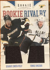 2011-12 Panini Rookie Anthology Rookie Rivalry Dual Jerseys Smith-Pelly/Vincour