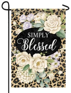 Blessed Leopard Garden Flag - Picture 1 of 1