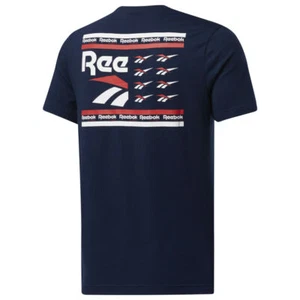 REEBOK CLASSICS ALL OVER VECTOR TEE SHIRT TOP - Picture 1 of 4