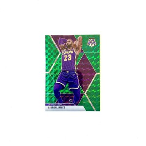 2019-20 LEBRON JAMES Panini Mosaic 'Green Prizm' NBA Basketball Card #8