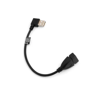 USB Cable 2.0 Type A (Anschluss) 90° Degree on the Right Angled 2.0 (Female) - Zdjęcie 1 z 1