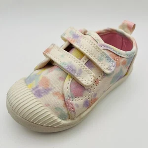 New Toddler Girls' Parker Multicolor Sneakers Hook & Loop Size 5 Cat & Jack - Picture 1 of 6